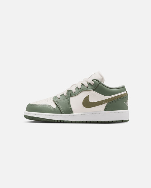 Nike Kids' Air Jordan 1 Low (GS) Vintage Lichen
