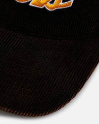 New Era Kansas City Chiefs 'Washed Black NFL Golfer' Corduroy Golfer Snapback Washed Black
