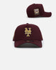 New Era New York Mets 'Golden Port' 9FORTY A-Frame Snapback Dark Purple