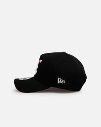 New Era Atlanta Braves 'Pink Satin Hearts 2.0' 9FORTY A-Frame Snapback Black/Pink