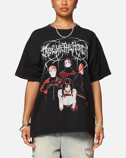 Bring Me The Horizon Theres No Love T-Shirt Black Wash