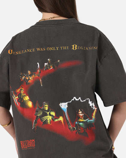 73Studio X Diablo Halloween Heroes Are Born Heavyweight T-Shirt Black Wash