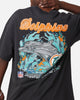 Mitchell & Ness Miami Dolphins 'Alter Ego' Flames T-Shirt Faded Black