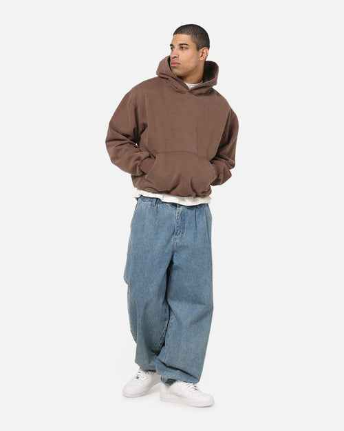 American Thrift Pullover Hoodie Washed Brown