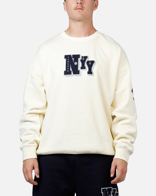 Pro Standard New York Yankees Best Of Crewneck Eggshell