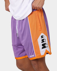 Starter Downtown Basketball Shorts Purple