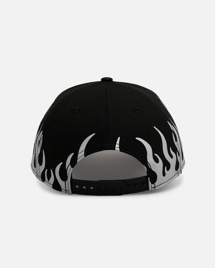 New Era Philadelphia Eagles 'Metallic Flames' 9FORTY A-Frame Snapback Black/Silver