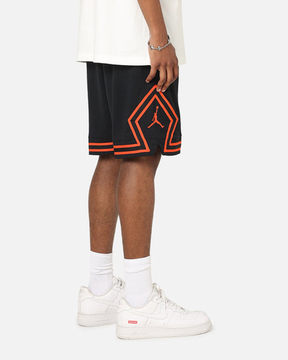 Jordan Dri-FIT Mesh Diamond Shorts Black/Orange
