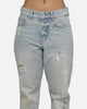 Represent Painted Denim Jeans Coastal Blue