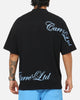Carre Side Script Oversized T-Shirt Black/Blue