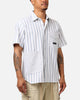 Raised By Wolves Striped Club Shirt Light Blue