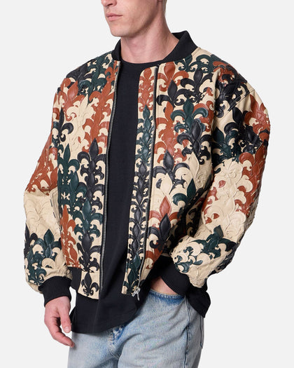 MNML Fleur De Lis Bomber Jacket Multi