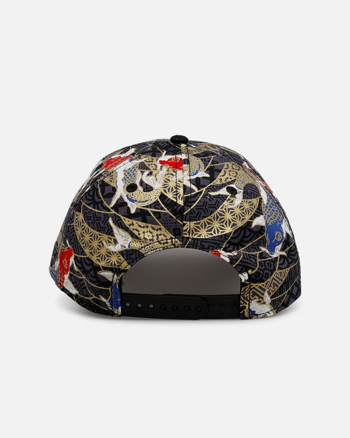 New Era Atlanta Braves 'Koi' 9FORTY A-Frame Snapback Black/Multi-Colored