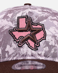 New Era Houston Astros 'Pink Tree Camo' 9FORTY A-Frame Snapback Pink
