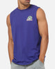 Bleacher Athletic New Zealand Warriors NRL Adult Muscle T-Shirt Blue