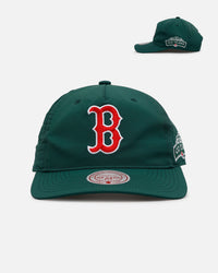 Mitchell & Ness Boston Red Sox 'Matte Nylon 2.0' Caddy Fit Snapback Green