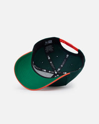 New Era Yucatan Leones "Liga Mexicana De Beisbol" 9FORTY Snapback Green/Orange