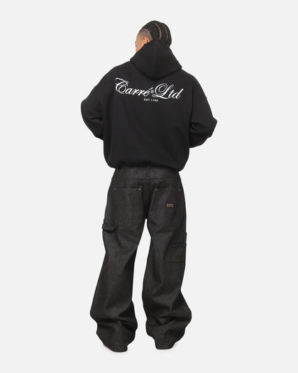 Carre Mini Script Hoodie Black