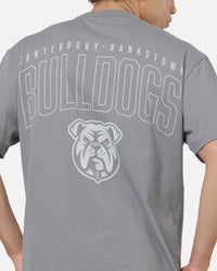 Bleacher Athletic Canterbury Bulldogs NRL Attrition Solid T-Shirt Grey