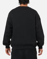 Jordan Brooklyn AJ6 Fleece Crewneck Black/Infrared