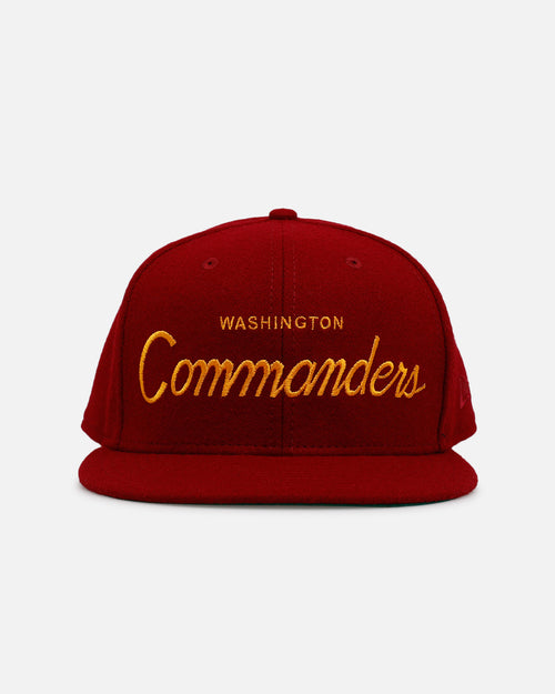 New Era Washington Commanders 'NFL Script' 9FIFTY Snapback Official Team Color