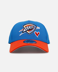 New Era Oklahoma City Thunder 'Team Color Hearts' 9FORTY A-Frame Snapback Official Team Color