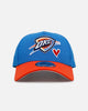New Era Oklahoma City Thunder 'Team Color Hearts' 9FORTY A-Frame Snapback Official Team Color