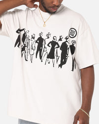 S Double People Stripe T-Shirt Pigment Grey