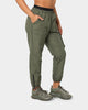Reebok Women's Cardi B X Reebok Track Pants Hunter Green