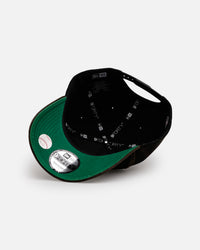 New Era Philadelphia Phillies 'Washed Black Gothic Script' 9FORTY A-Frame Snapback Black