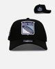 New Era New York Rangers 'Black And Sky Blue' 9FORTY A-Frame Snapback Black/Sky Blue