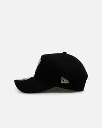 New Era Philadelphia Phillies 'Raised Metallic Chainstitch' 9FORTY A-Frame Snapback Black