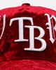 New Era Tampa Bay Rays 'Crushed Velvet Dreams' 9FORTY A-Frame Snapback Maroon