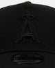 New Era Los Angeles Angels 'Easy Black' 9FORTY A-Frame Snapback Black/Black