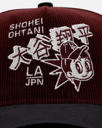 New Era Los Angeles Dodgers 'Certified Lover 2.0' Ohtani 9FORTY A-Frame Snapback Maroon