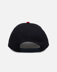 New Era Atlanta Braves 'Cherub Official Team Color' 9FORTY A-Frame Snapback Navy/Red