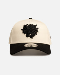New Era St. George Illawarra Dragons 'Chrome Black' 9FORTY A-Frame Snapback White/Black
