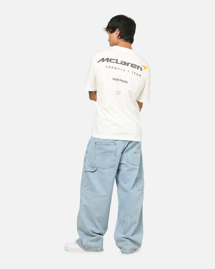 Mitchell & Ness X Mclaren Piastri Helmet T-Shirt Vintage White