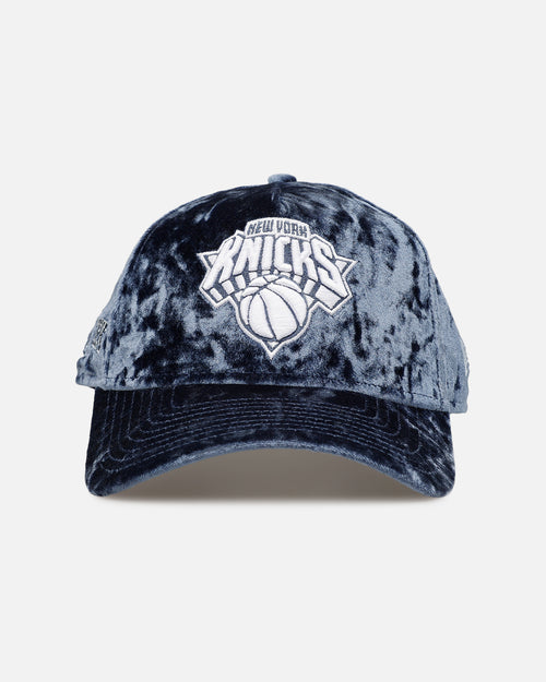 New Era New York Knicks 'Crushed Blue Velvet' 9FORTY A-Frame Snapback Blue