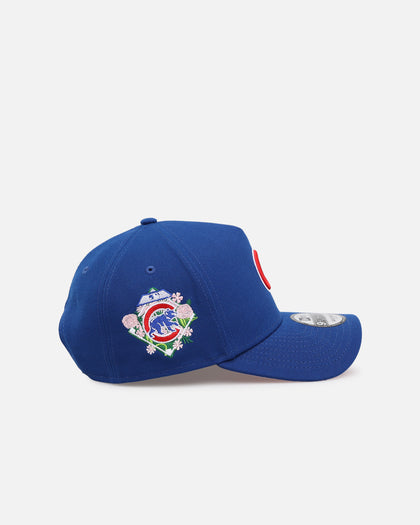 New Era Chicago Cubs 'Floral Side Patch' 9FORTY A-Frame Snapback Official Team Color