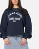Tommy Jeans Women's TJW Varsity Crewneck Dark Night Navy