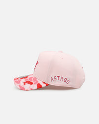 Mitchell & Ness Houston Astros 'Pink Camo' Pro Pinch Snapback Pink