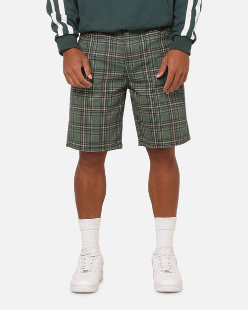 Carre Avenue Jorts Green Plaid