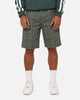 Carre Avenue Jorts Green Plaid