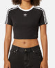Adidas Women's 3-Stripes Baby T-Shirt Black