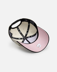 New Era Los Angeles Dodgers "Chrome Black Pink" 9Forty A-Frame Snapback White