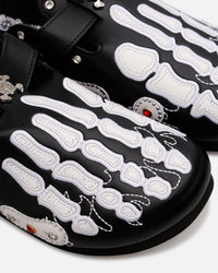 Octavious Marks Onyx Leather Clogs Black