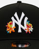 New Era New York Yankees 'Summer Flowers' 9FORTY A-Frame Snapback Black
