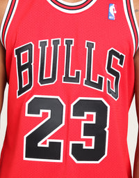 Mitchell & Ness Chicago Bulls Michael Jordan #23 Authentic NBA Jersey Red