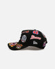 New Era Atlanta Braves 'All Over Embroidery' 9FORTY A-Frame Snapback Black